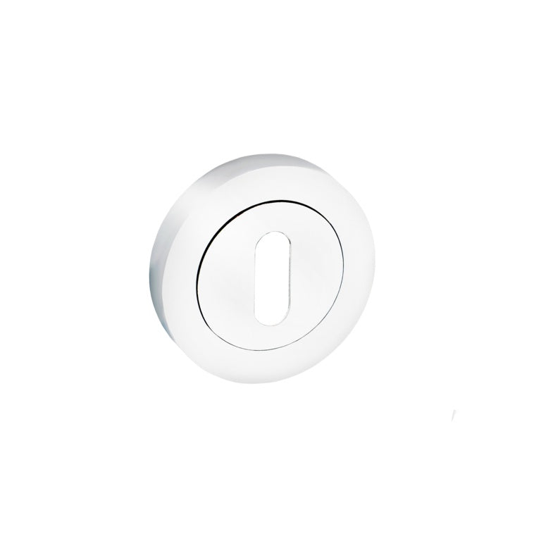 Smiths Architectural Escutcheon Lock Screw On Rose CP 52mm rose dia.