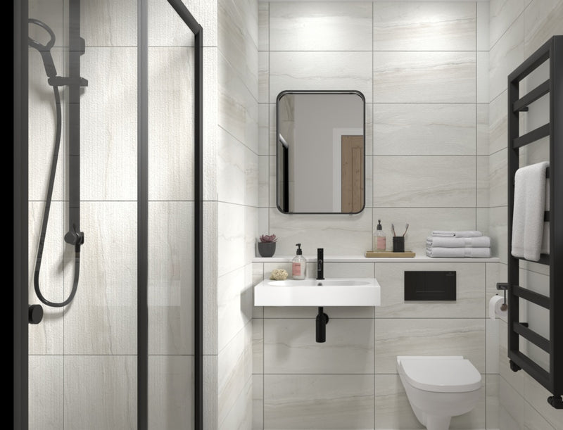 Johnson Tiles Haven Sand Rockfall Ceramic Wall Tile 0.9m2