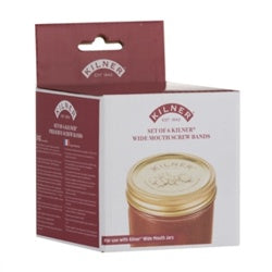 Kilner Wide Mouth Screw Bands Set 6