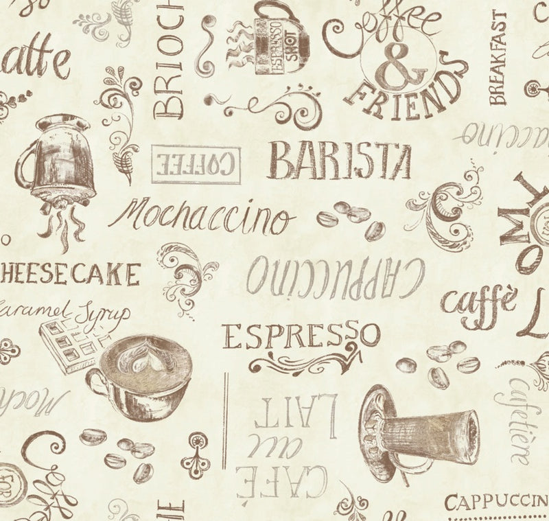 d-c-fix® Manhattan Tablecloth - Ristretto Creme 20m Roll x 140cm