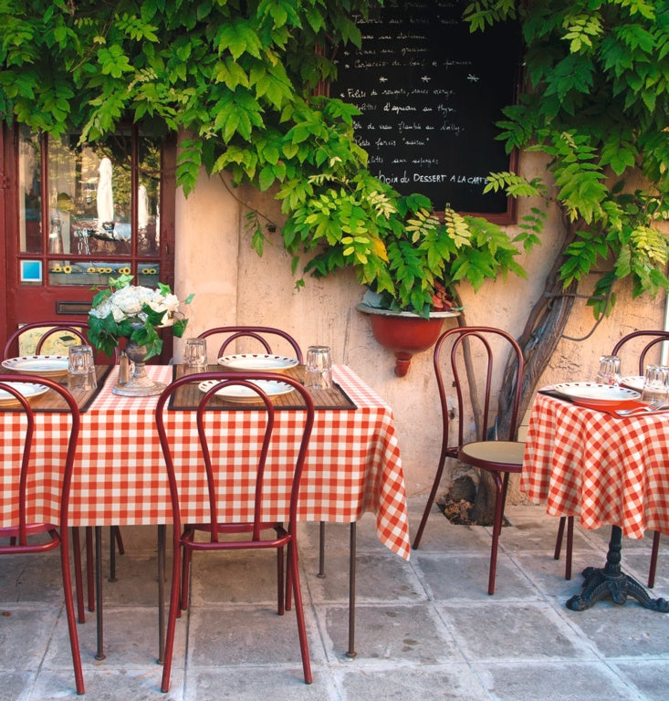 d-c-fix® Manhattan Tablecloth - Avanti Red & White 20m Roll x 140cm