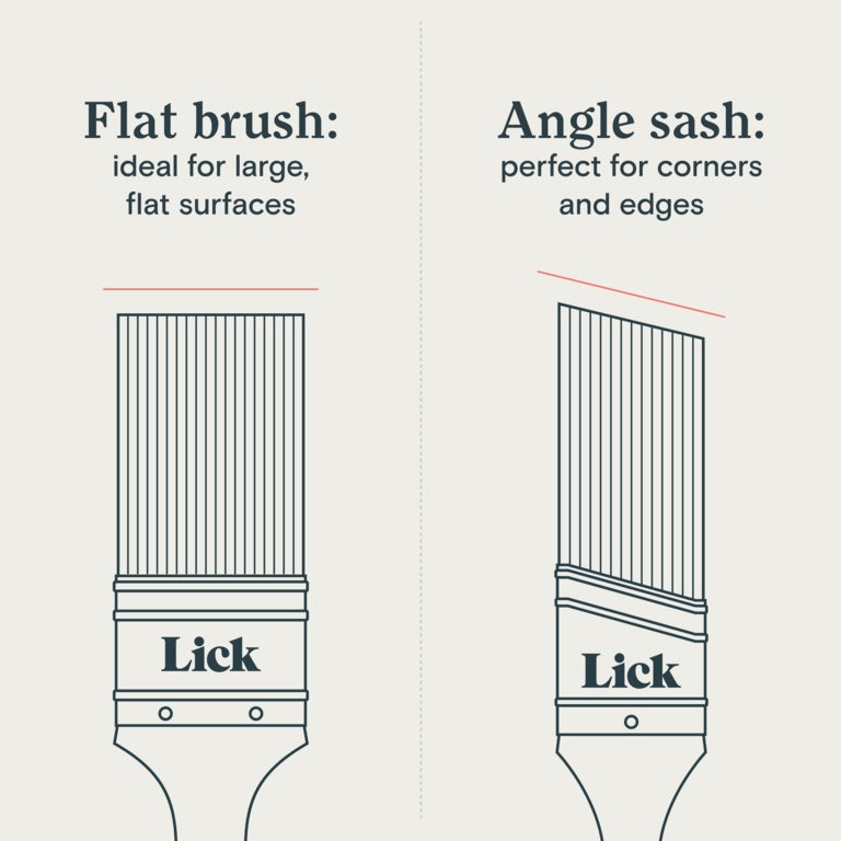 LickTools Eco Bamboo Handle Flat Brush 3"