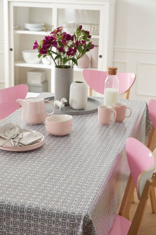 d-c-fix® Manhattan Tablecloth - Namika Grey 20m Roll x 140cm