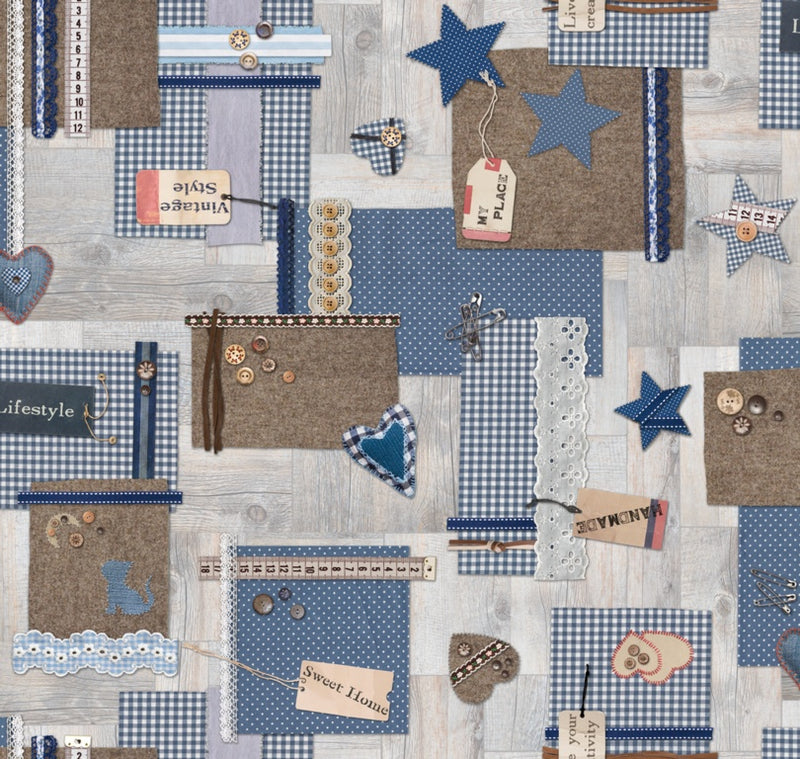 d-c-fix® Manhattan Tablecloth - Pippa 20m Roll x 140cm