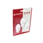 Securit Removable Oval Hook White 50 x 30mm Pack 3