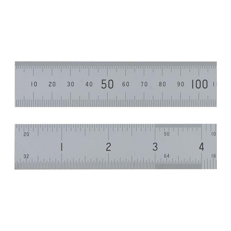 Fisher Satin Chrome Rule 300mm/12in Fisher - RockBottom Northampton