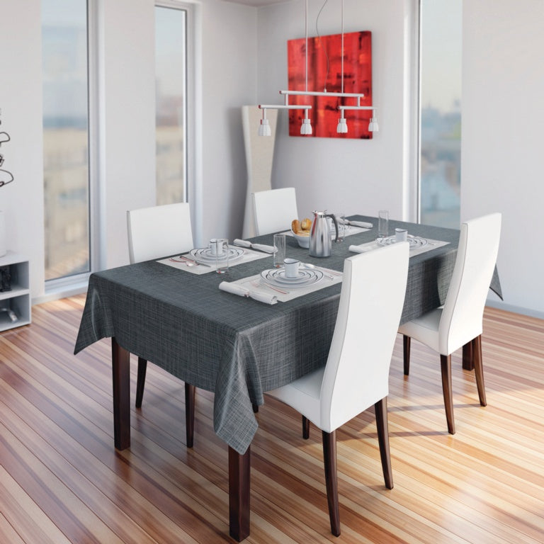 d-c-fix® Monte Carlo Tablecloth - Sharon Anthracite 20m Roll x 140cm