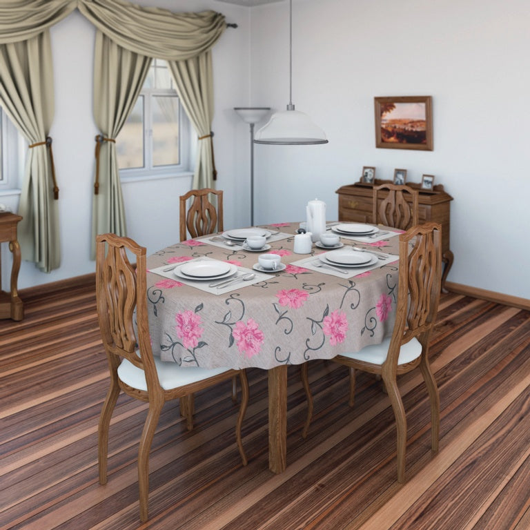 d-c-fix® Monte Carlo Tablecloth - Viviane Greige 20m Roll x 140cm