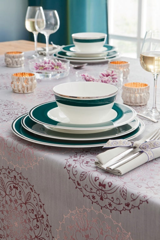 d-c-fix® Monte Carlo Tablecloth - Charlene Grey 20m Roll x 140cm