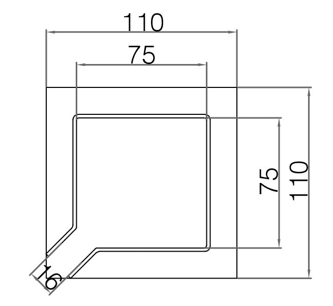 Picardy Bolt Grip Spike 75 x 75 x 600mm