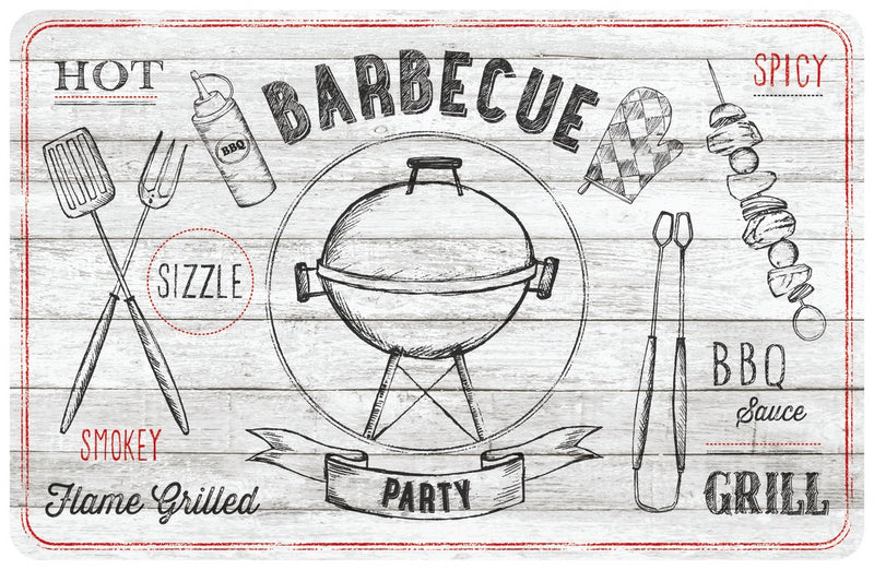d-c-fix® Rio Placemat - BBQ Off White Pack 12