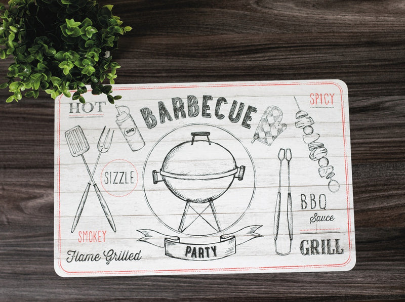 d-c-fix® Rio Placemat - BBQ Off White Pack 12