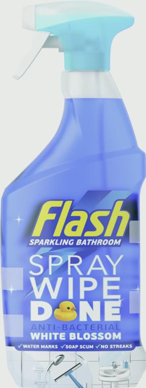 Flash Spray Wipe Done Bathroom Spray 800ml White Blossom