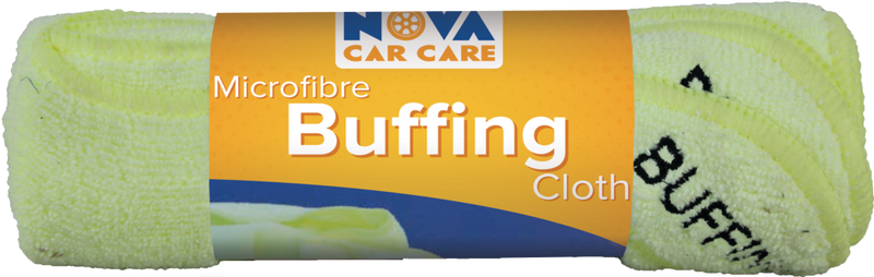 Nova Microfibre Buffing Cloth Twin Pack