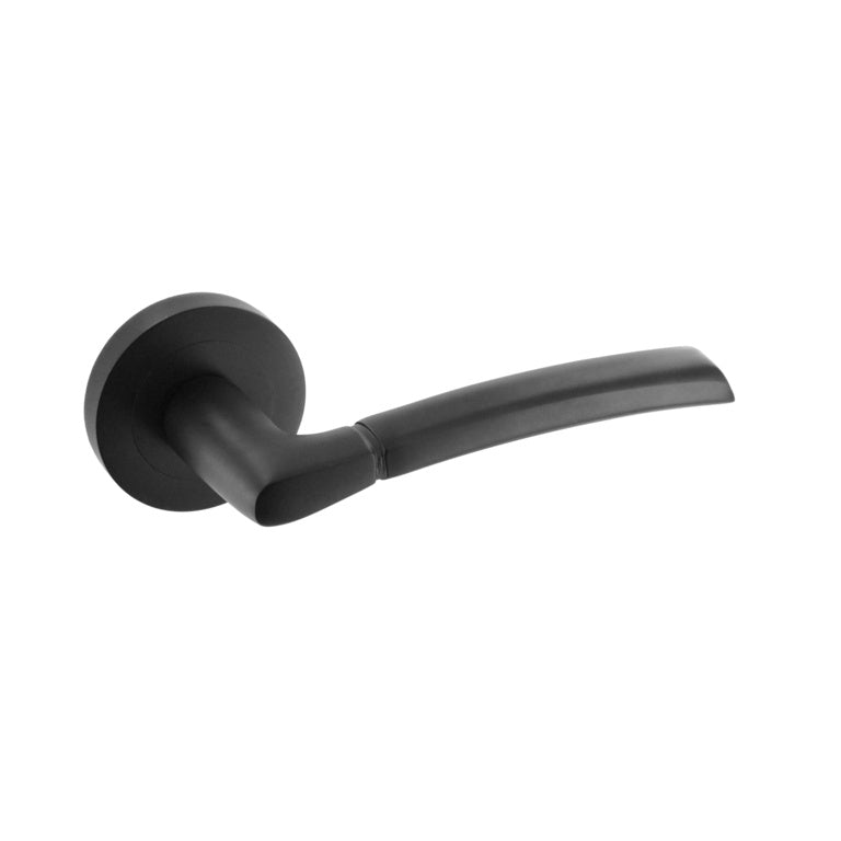 Smiths Architectural Solar Lever On Rose Matt Black