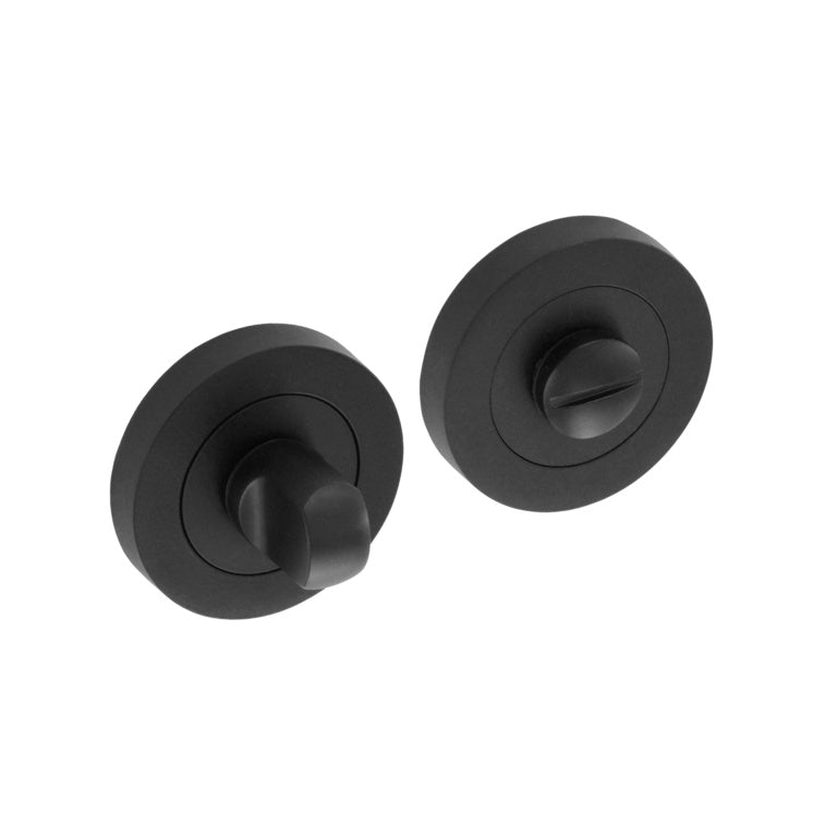 Smiths Architectural Turn & Release Screw On Rose Matt Black