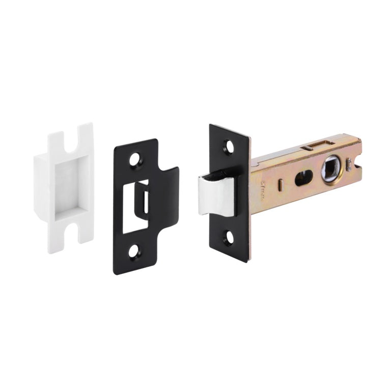 Smiths Architectural Tubular Bolt-Thru Latch 76mm Matt Black