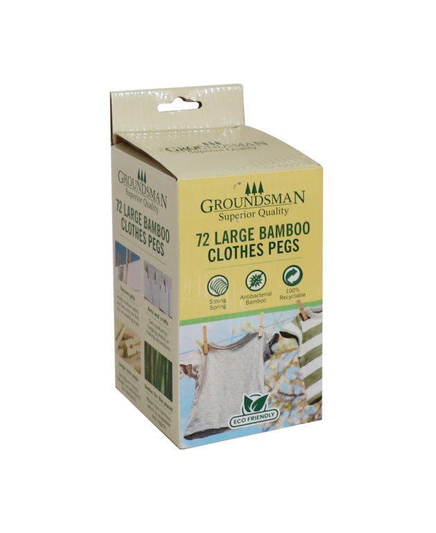 Groundsman Large Bamboo Pegs Pack 72