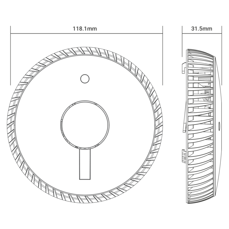 Fire Angel Optical Smoke Alarm With Light