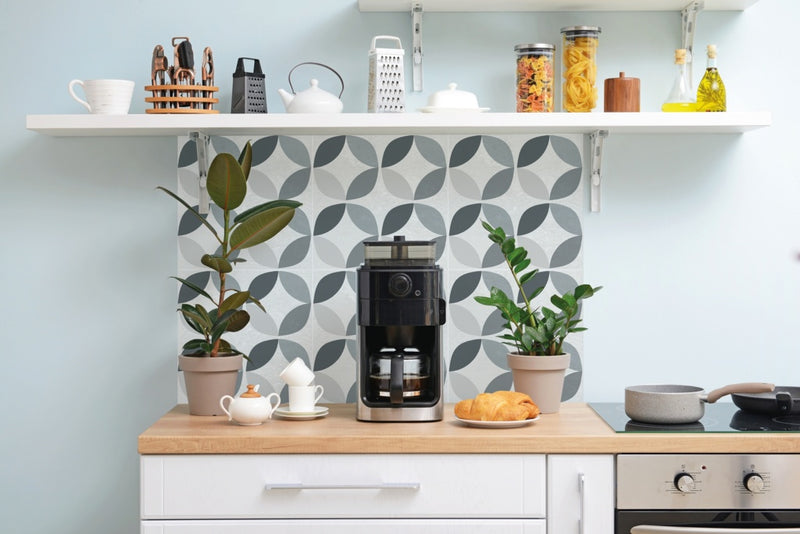 d-c-fix® Self Adhesive Wall Tiles 6 Piece 0.53sq Geometric Style