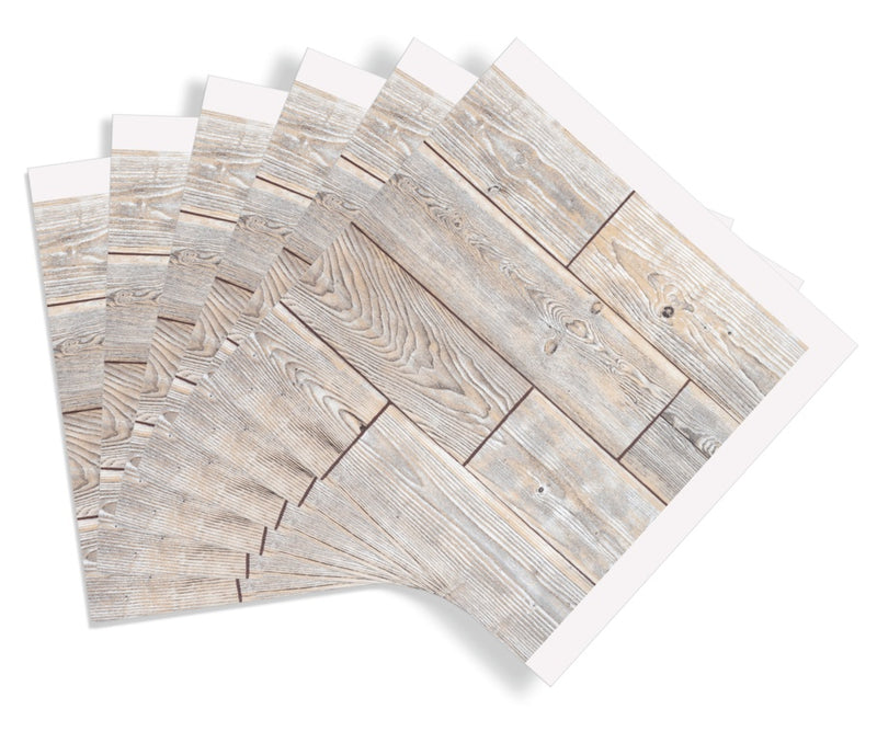 d-c-fix® Self Adhesive Wall Tiles 6 Piece 0.53sq Rustic Oak