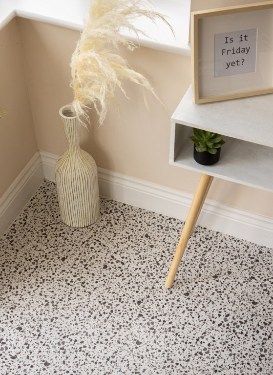d-c-fix® Self Adhesive Floor Tiles 11 Piece 1sqm Terrazo