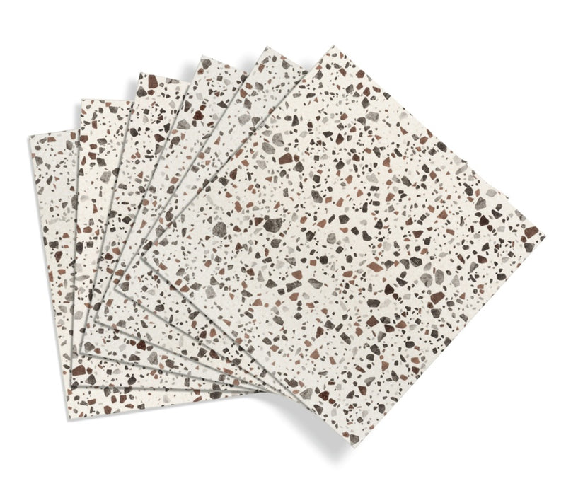d-c-fix® Self Adhesive Floor Tiles 11 Piece 1sqm Terrazo