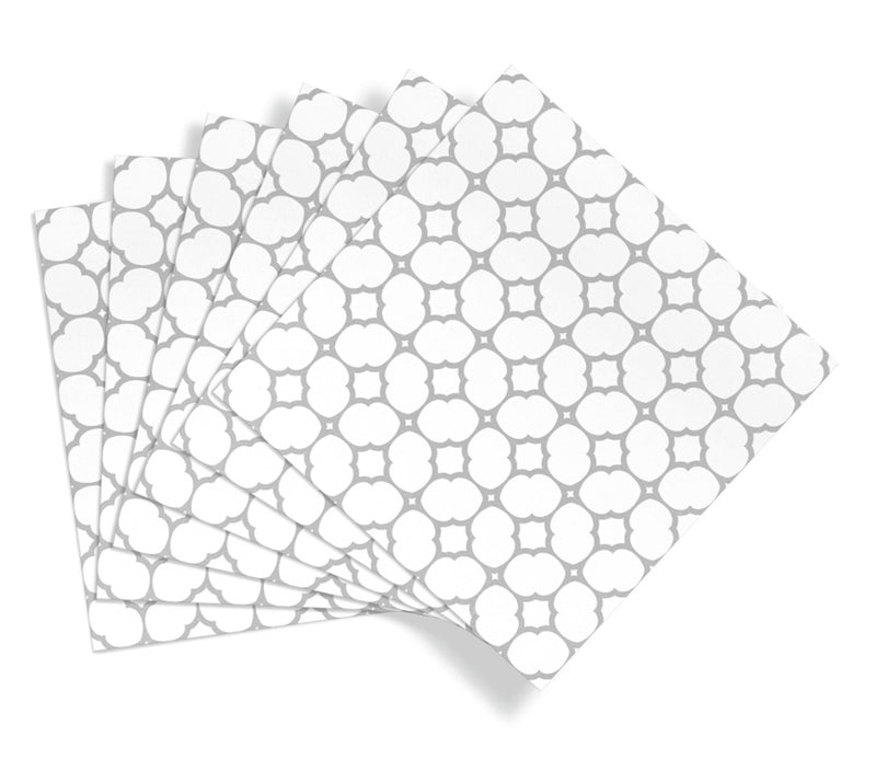 d-c-fix® Self Adhesive Floor Tiles 11 Piece 1sqm Bloomy Grids