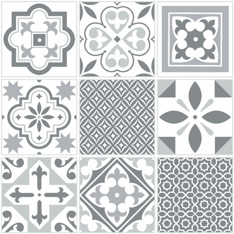 d-c-fix® Self Adhesive Floor Tiles 11 Piece 1sqm Oriental