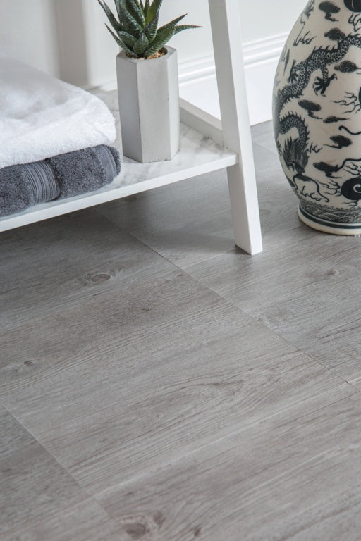 d-c-fix® Self Adhesive Floor Tiles 11 Piece 1sqm Grey Wood