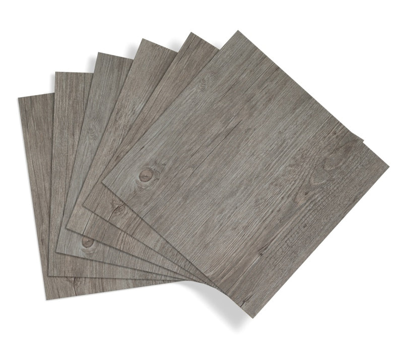 d-c-fix® Self Adhesive Floor Tiles 11 Piece 1sqm Grey Wood