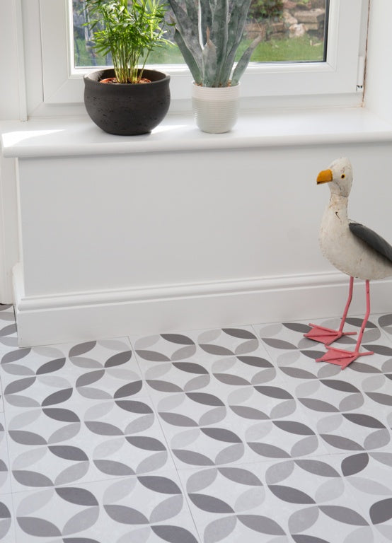 d-c-fix® Self Adhesive Floor Tiles 11 Piece 1sqm Geometric
