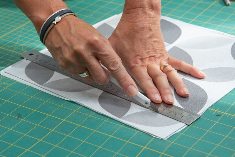 d-c-fix® Self Adhesive Floor Tiles 11 Piece 1sqm Geometric