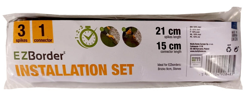 Primeur EZ Border Installation Set 9cm Grey