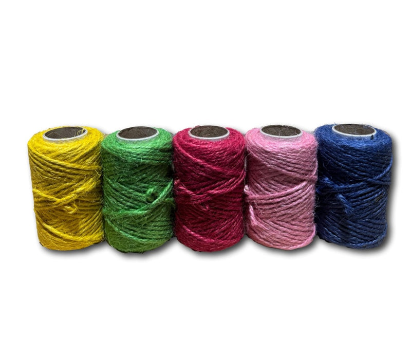 Everlasto Jute Craft Twine 20M Spools Pack of 5