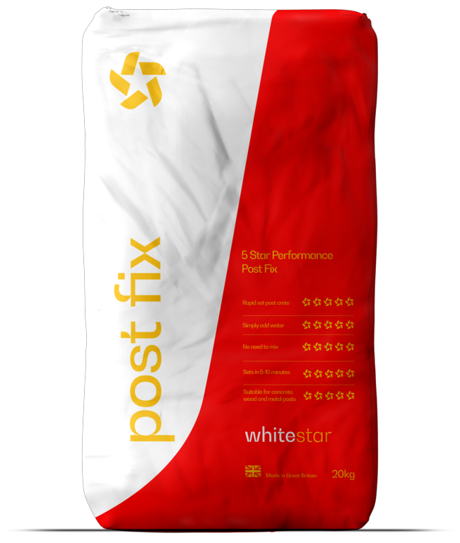 Whitestar Fast Setting Post Fix 20kg