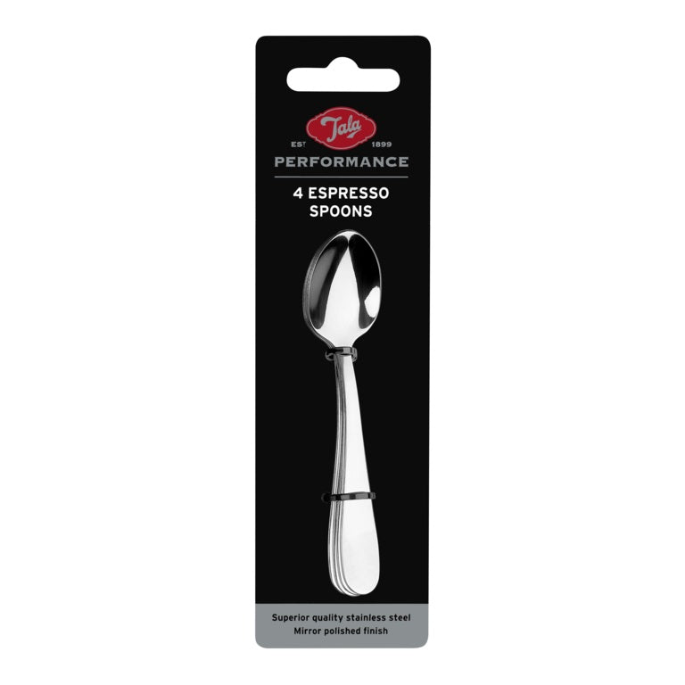 Tala Performance Stainless Steel Espresso Spoons Set 4