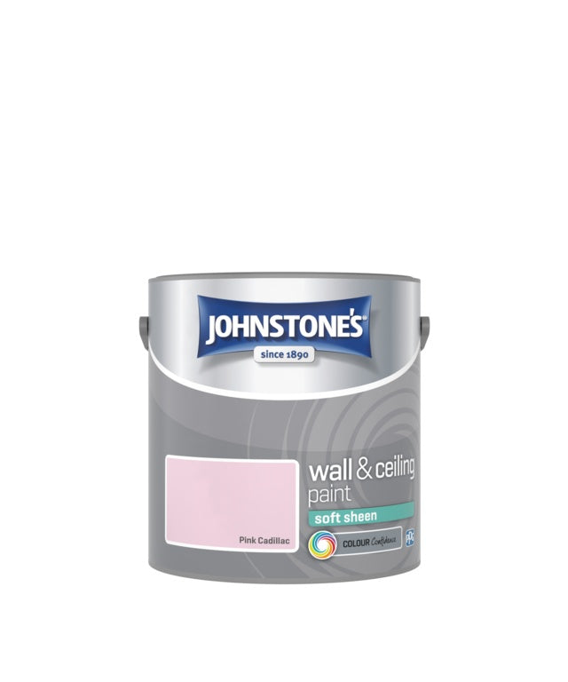 Johnstone's Wall & Ceiling Soft Sheen 2.5L Pink Cadillac