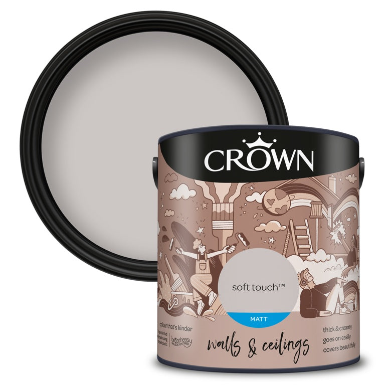 Crown Walls & Ceilings Matt 2.5L Soft Touch