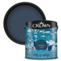 Crown Walls & Ceilings Matt 2.5L Midnight Navy