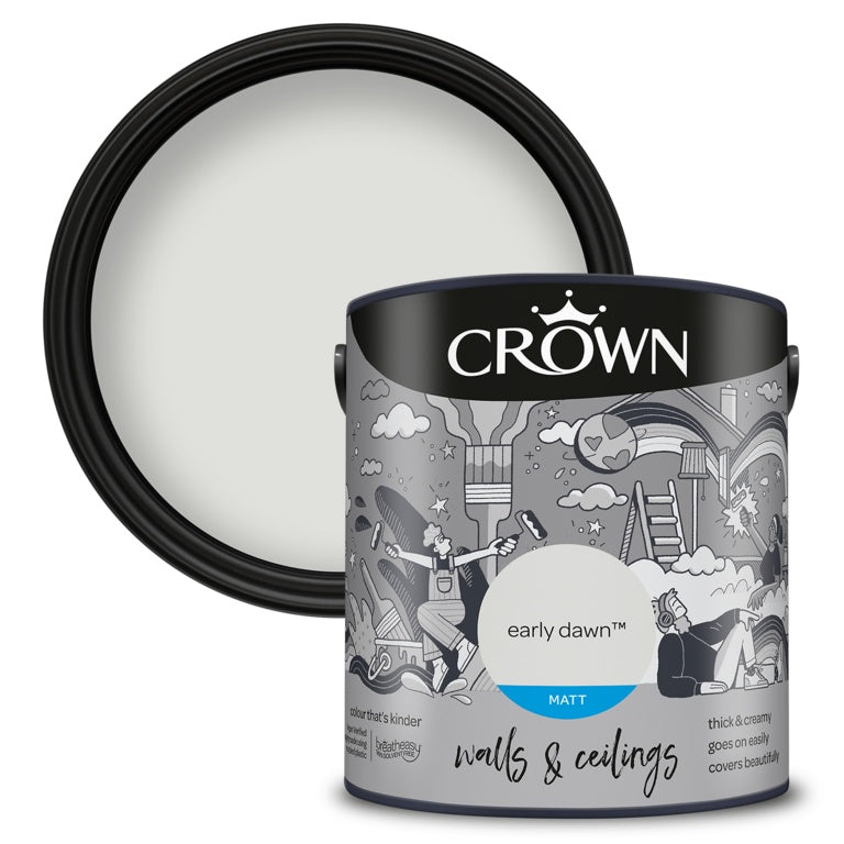 Crown Walls & Ceilings Matt 2.5L Early Dawn