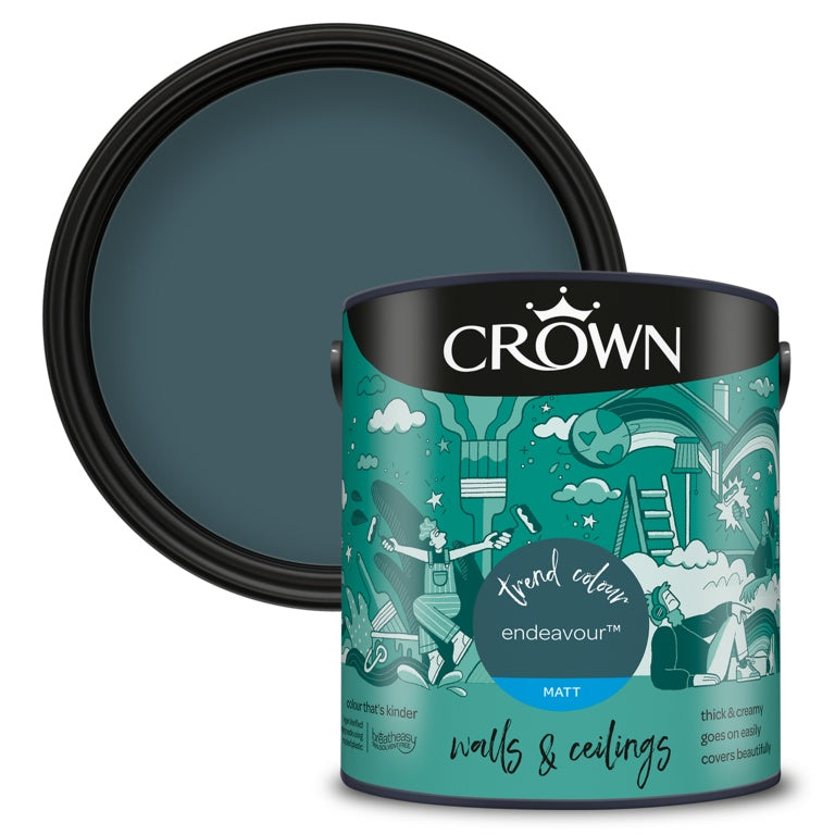 Crown Walls & Ceilings Matt 2.5L Endeavour