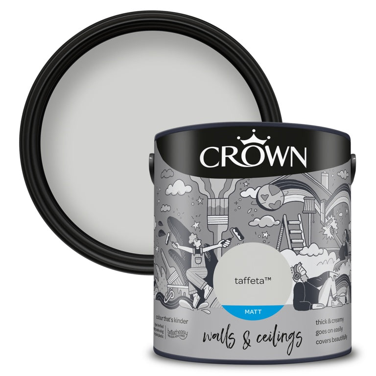 Crown Walls & Ceilings Matt 2.5L Taffeta