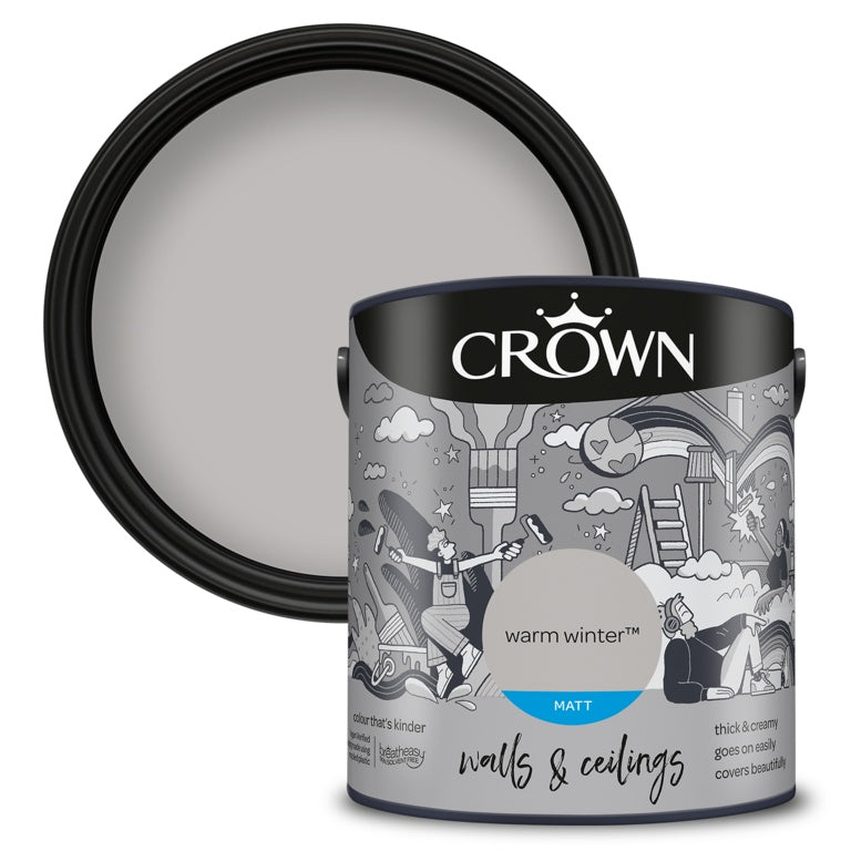 Crown Walls & Ceilings Matt 2.5L Warm Winter