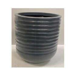 Kaemingk Jamie Plastic Planter Grey Large