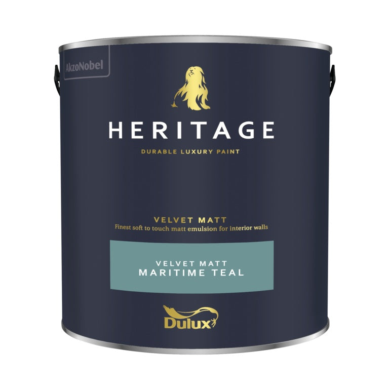 Dulux Heritage Matt 2.5L Maritime Teal