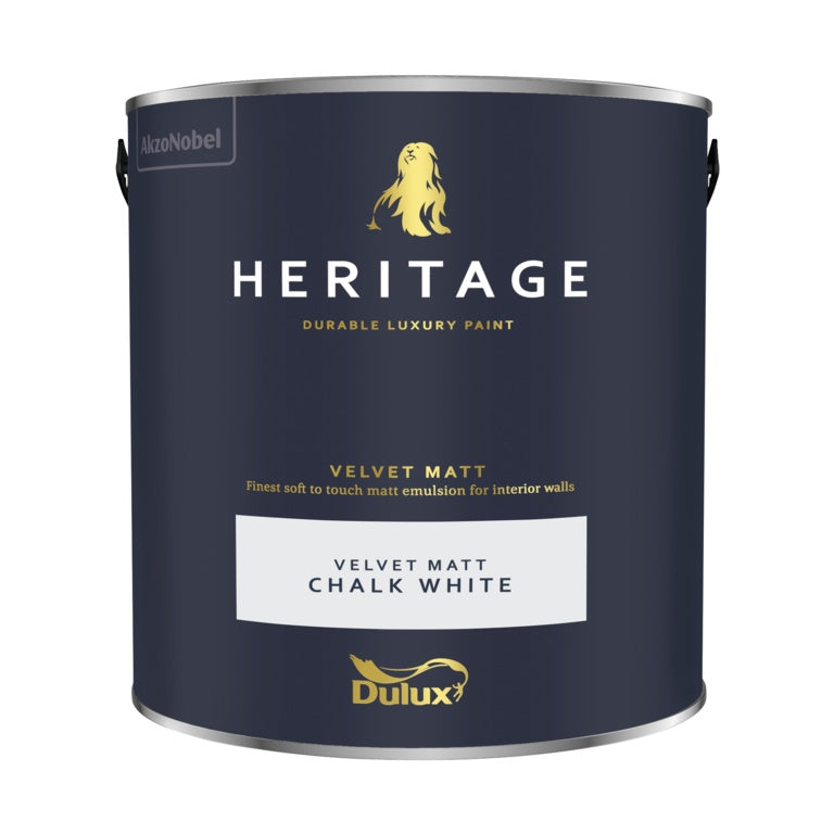Dulux Heritage Matt 2.5L Chalk White