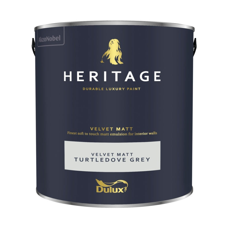 Dulux Heritage Matt 2.5L Turtledove Grey
