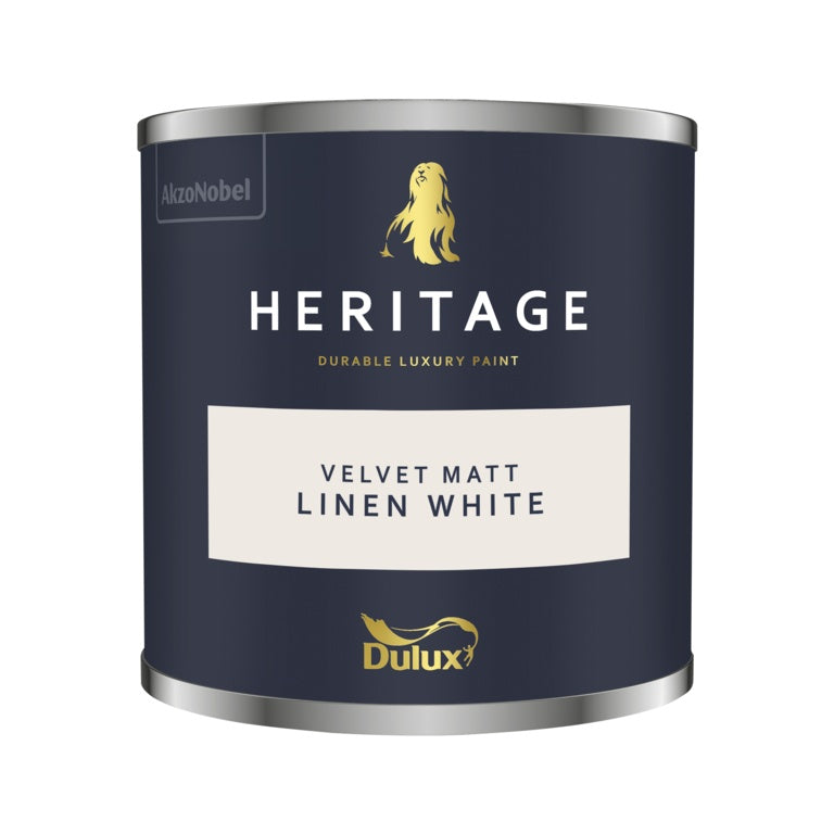 Dulux Heritage Tester 125ml Linen White