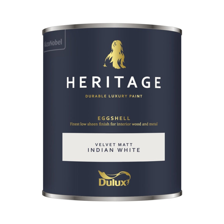 Dulux Heritage Eggshell 750ml Indian White